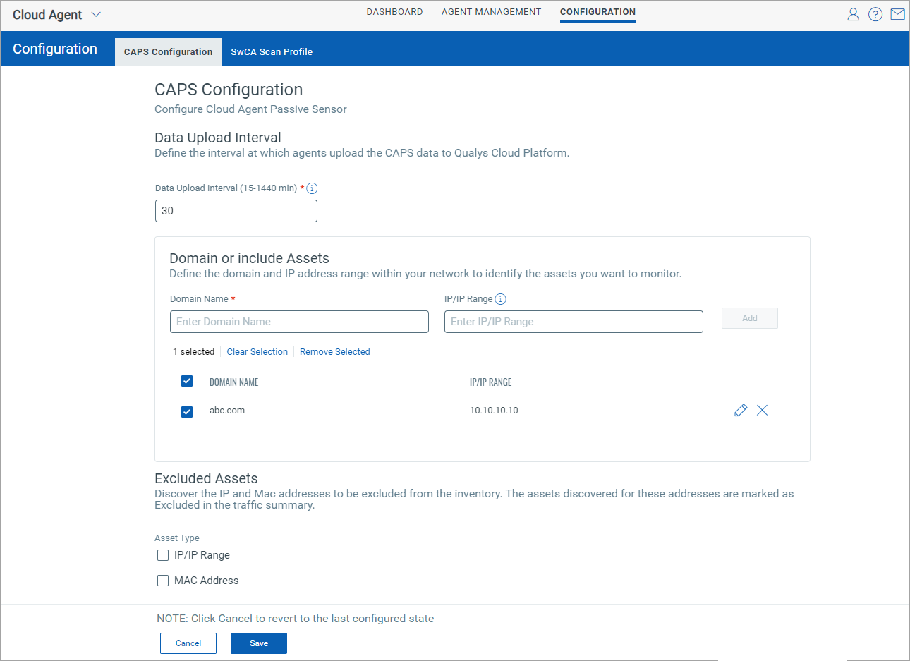 Cloud Agent as Passive Sensor