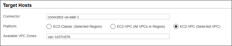 「EC2 VPC (Selected VPC)」オプション