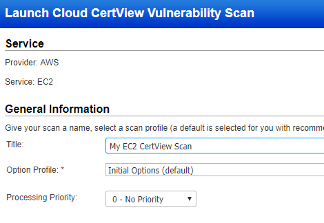 Cloud CertView スキャンを開始するための一般情報